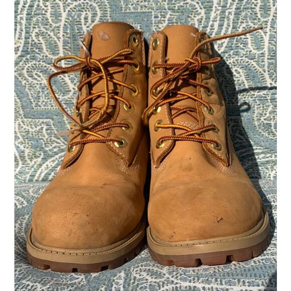 Timberland Classic 6" Waterproof wheat Boots YOUTH UNISEX sz 5.5 - Picture 2 of 11